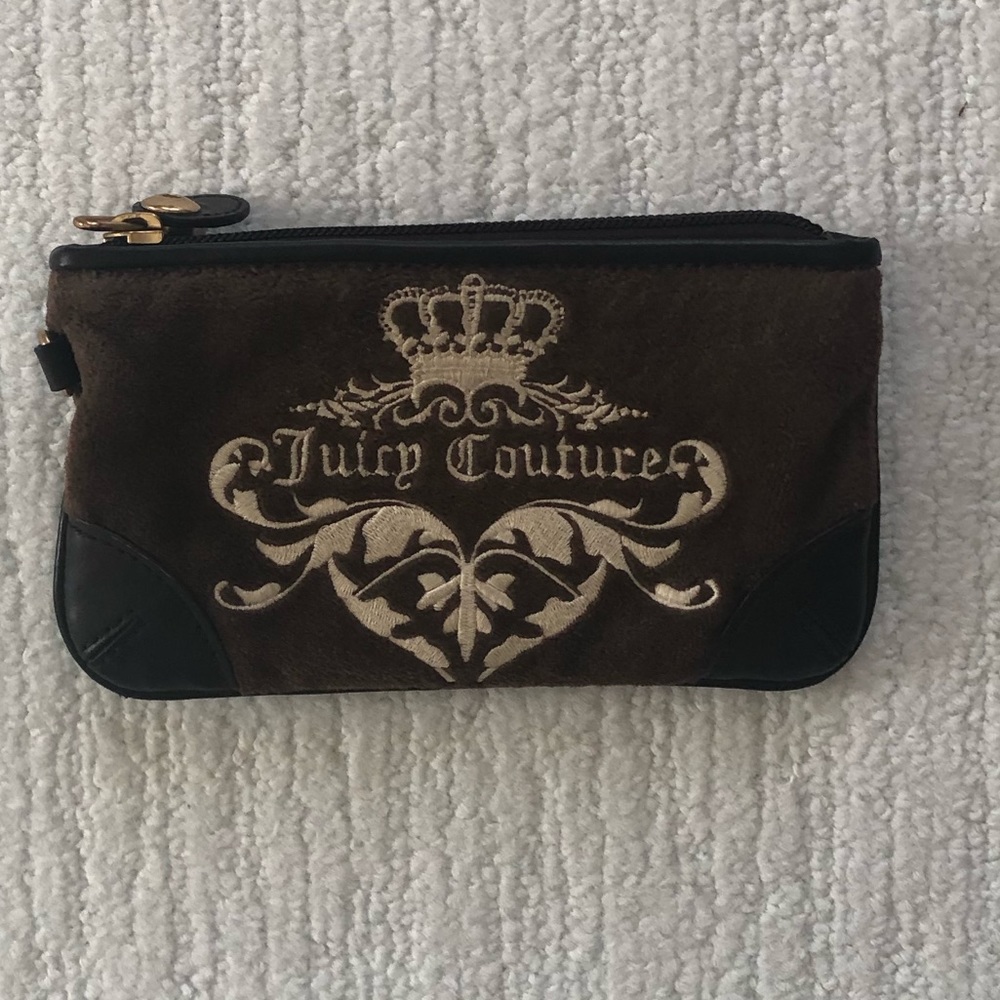 Juicy Coutire velour small pouch/wallet
